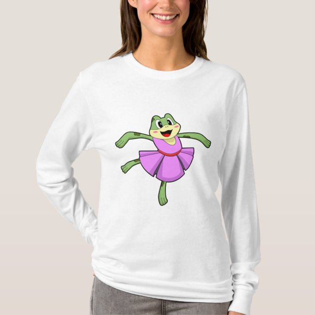 Frog Ballet Dance T-Shirt (Front)