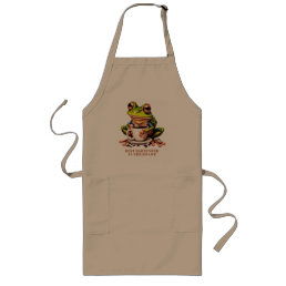 Frog- best bartender in the swamp long apron