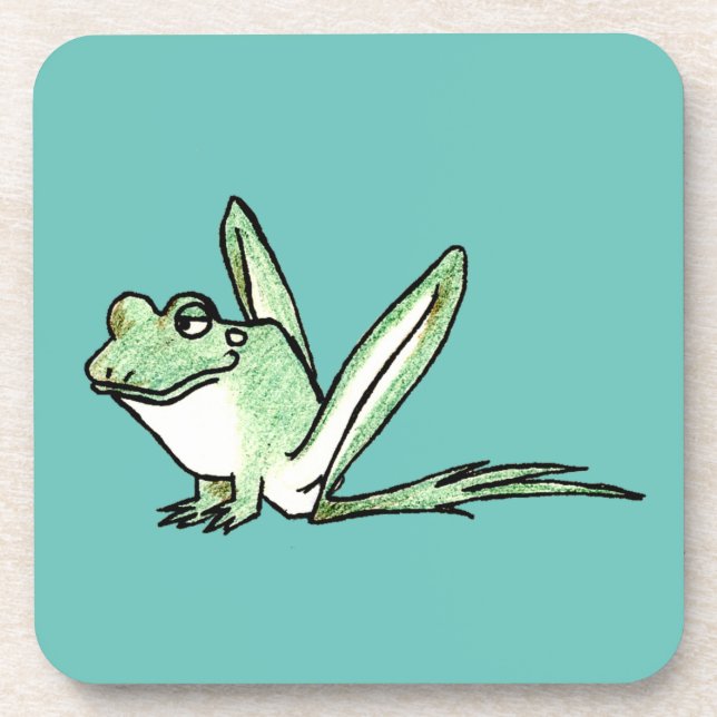 Frog Beverage Coaster (Front)