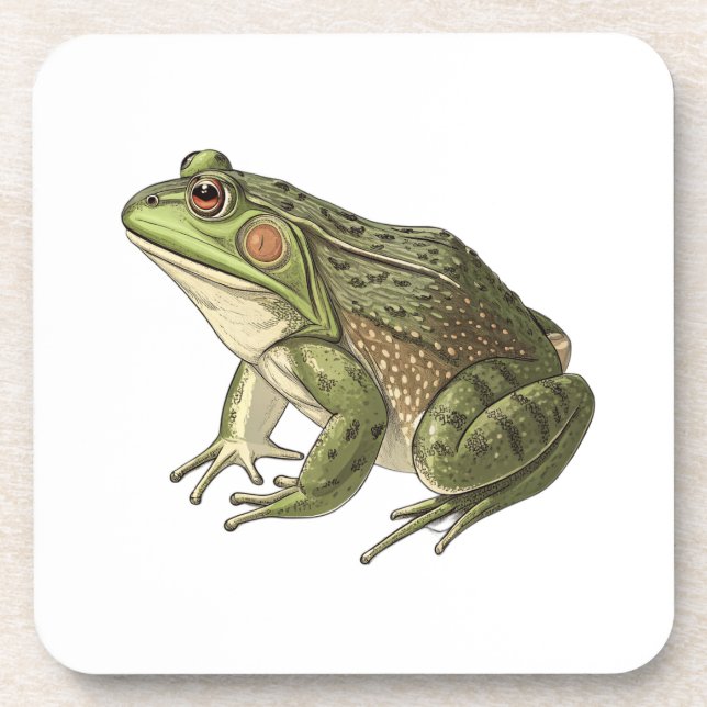 Frog Beverage Coaster (Front)