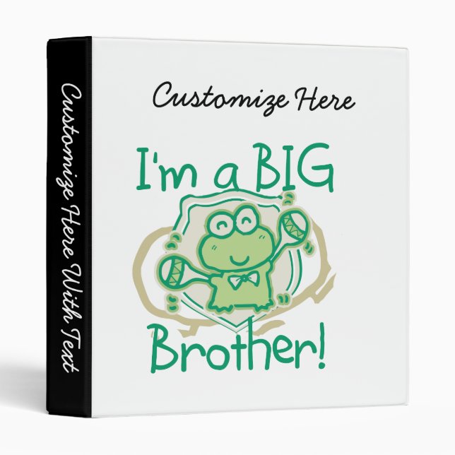 Frog Big Brother Binder (Front/Spine)