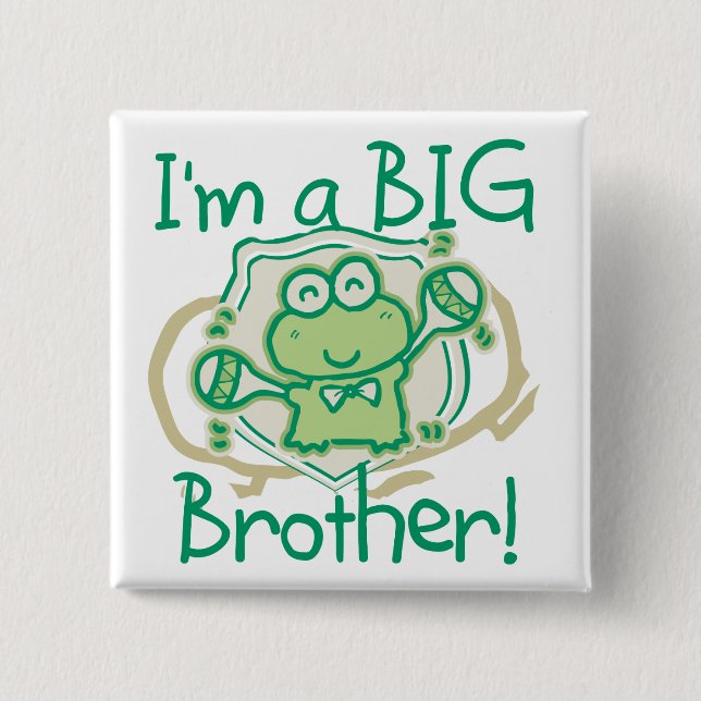 Frog Big Brother Button (Front)