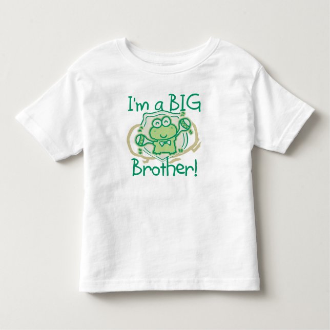 Frog Big Brother Toddler T-shirt (Front)