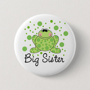 Frog Big Sister Button