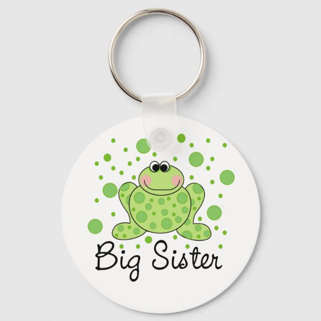 Frog Big Sister Keychain (Front)