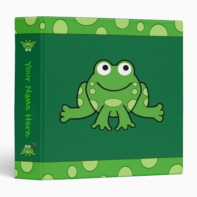 Frog Binder (Customizable) (Front/Spine)
