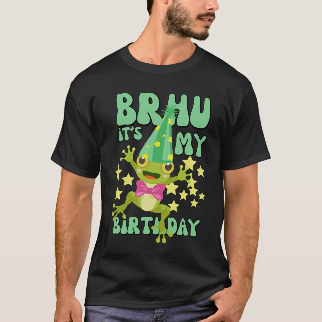 Frog Birthday Gift T-Shirt (Front)
