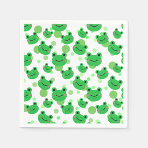 Frog Birthday Party Napkins