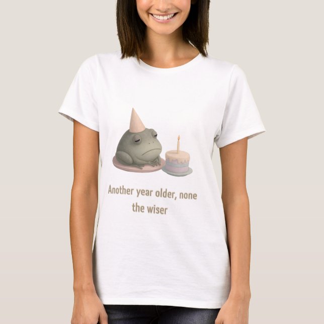 Frog Birthday T-Shirt - Another Year Older None Th (Front)