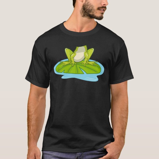Frog Body Costume Animal Cute Lazy Halloween Kids  T-Shirt (Front)
