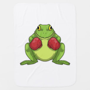 Frog Boxer Boxing gloves Baby Blanket