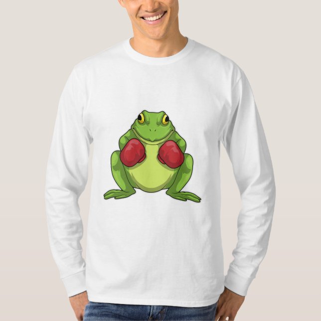 Frog Boxer Boxing gloves T-Shirt (Front)