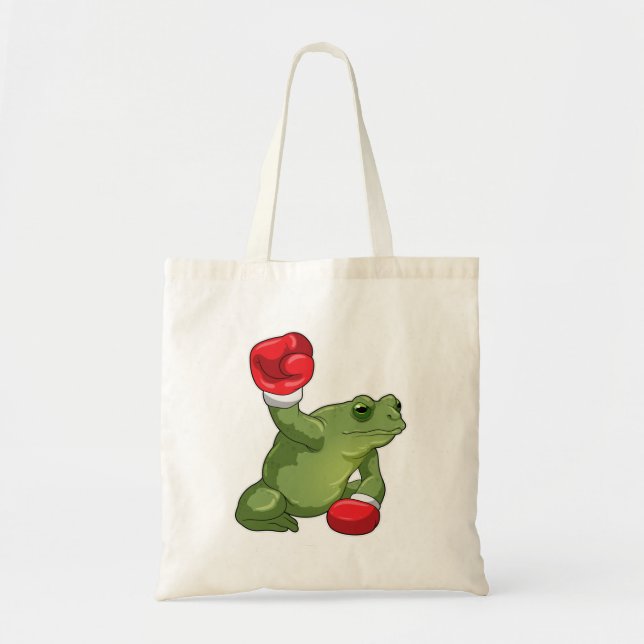 Frog Boxer Boxing gloves Tote Bag (Front)