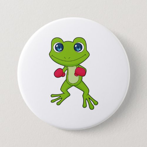 Frog Boxing Boxer Boxing gloves Button