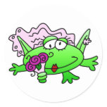 Frog Bride T-shirts and Gifts Classic Round Sticker
