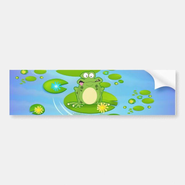 Frog Bumper Sticker (Front)