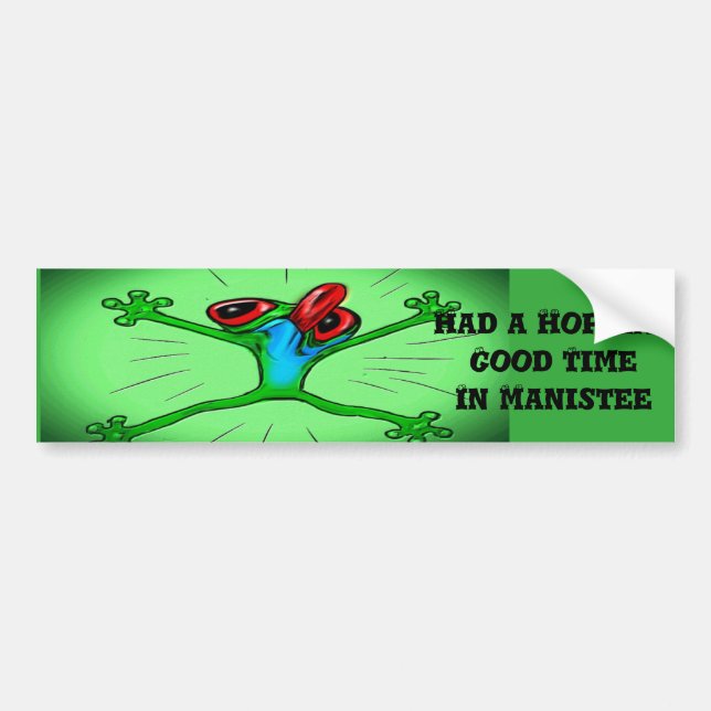 Frog bumper sticker (Front)