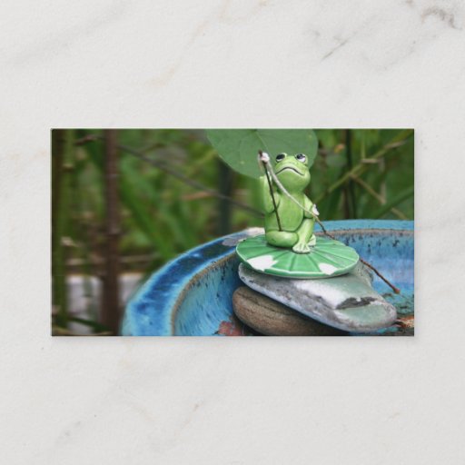 Customizable Frog Business Card