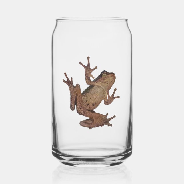 frog can glass (Back)