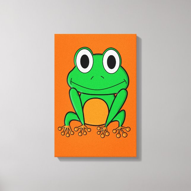 Frog Canvas Print (Front)