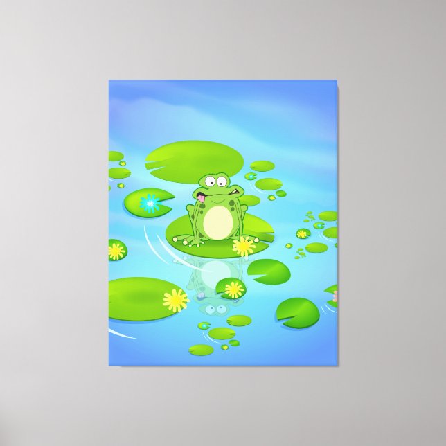 Frog Canvas Print (Front)