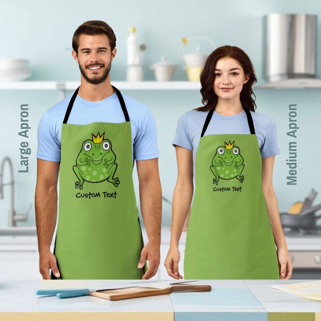 Frog Cartoon Apron (Creator Uploaded)