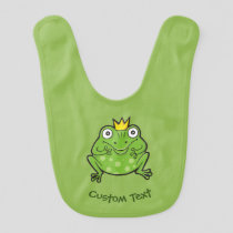 Frog Cartoon Baby Bib