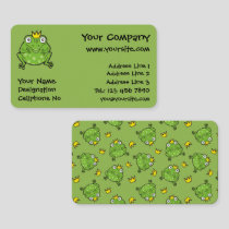 Frog Cartoon Business Card