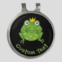 Frog Cartoon Golf Hat Clip