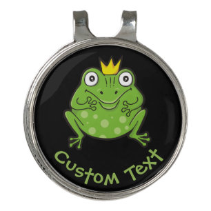 Frog Cartoon Golf Hat Clip