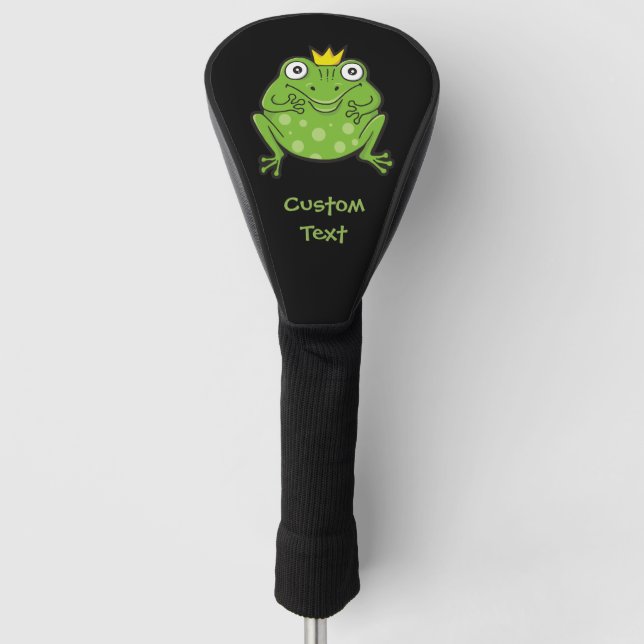 Frog Cartoon Golf Head Cover (Front)