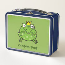 Frog Cartoon Metal Lunch Box