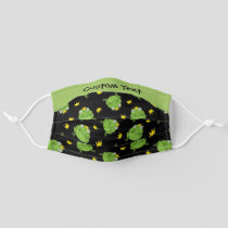 Frog Cartoon Pattern Adult Cloth Face Mask