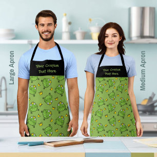Frog Cartoon Pattern Apron