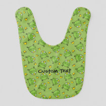 Frog Cartoon Pattern Baby Bib