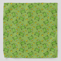 Frog Cartoon Pattern Bandana