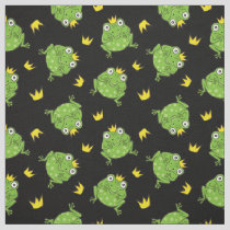 Frog Cartoon Pattern Fabric