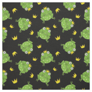 Frog Cartoon Pattern Fabric