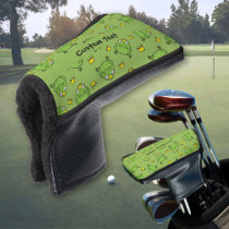 Frog Cartoon Pattern Golf Head Cover