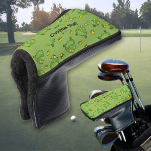 Frog Cartoon Pattern Golf Head Cover