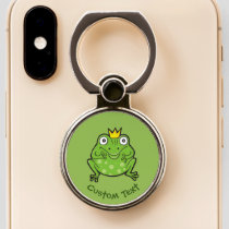 Frog Cartoon Phone Ring Stand