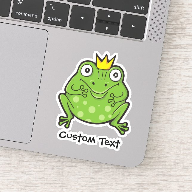 Frog Cartoon Sticker (Detail)