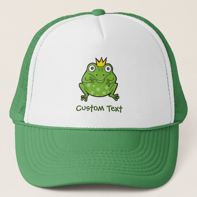 Frog Cartoon Trucker Hat (Front)