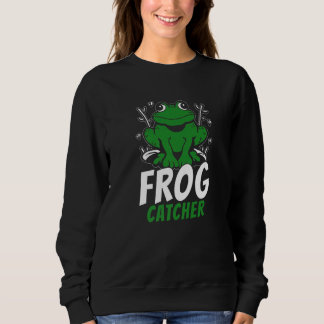 Frog Catcher Crazy Frog Kids Sweatshirt