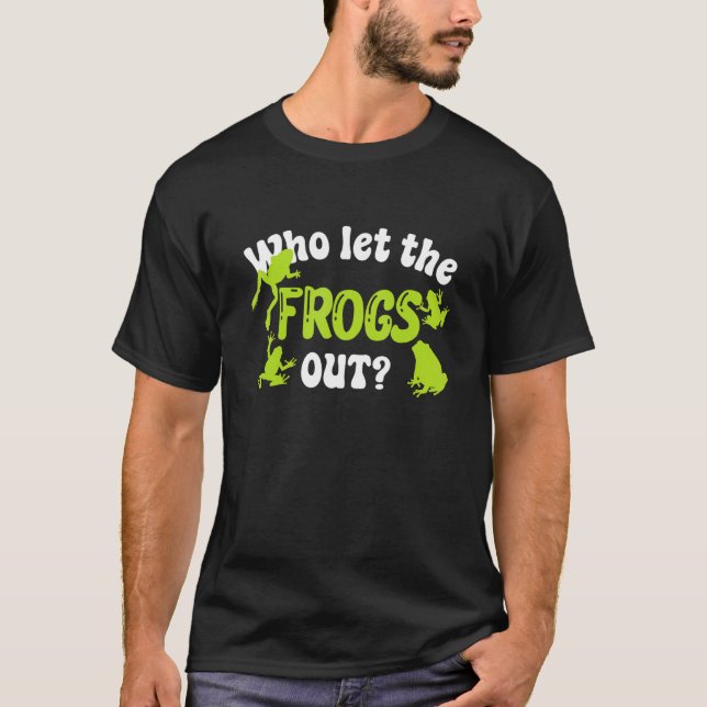 Frog Catching Gigging T-Shirt (Front)