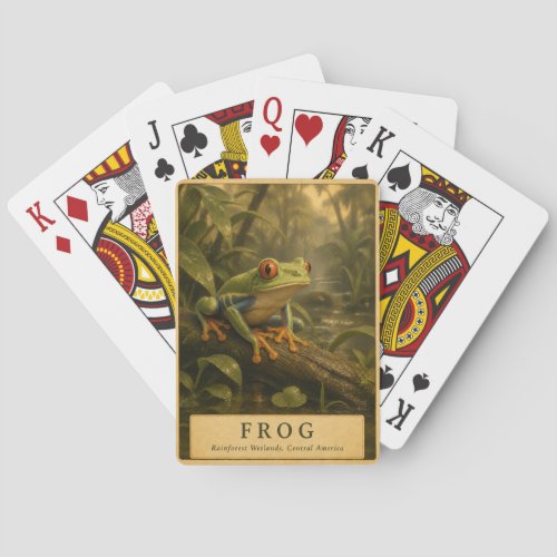 Frog Central America VINTAGE Poker Cards