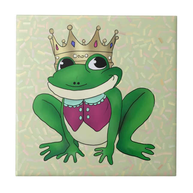 frog ceramic tile (Front)