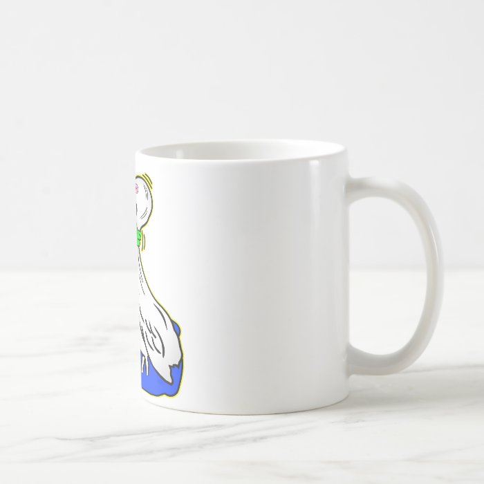 Frog Choking Bird Never Ever Give Up Mug