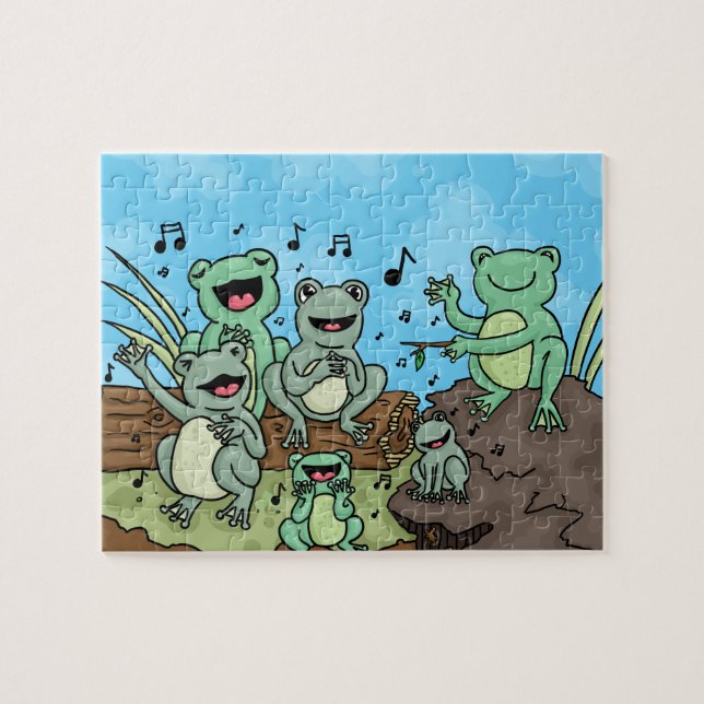 Frog Chorus Jigsaw Puzzle (Horizontal)