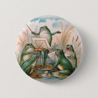 Frog Chorus Pinback Button